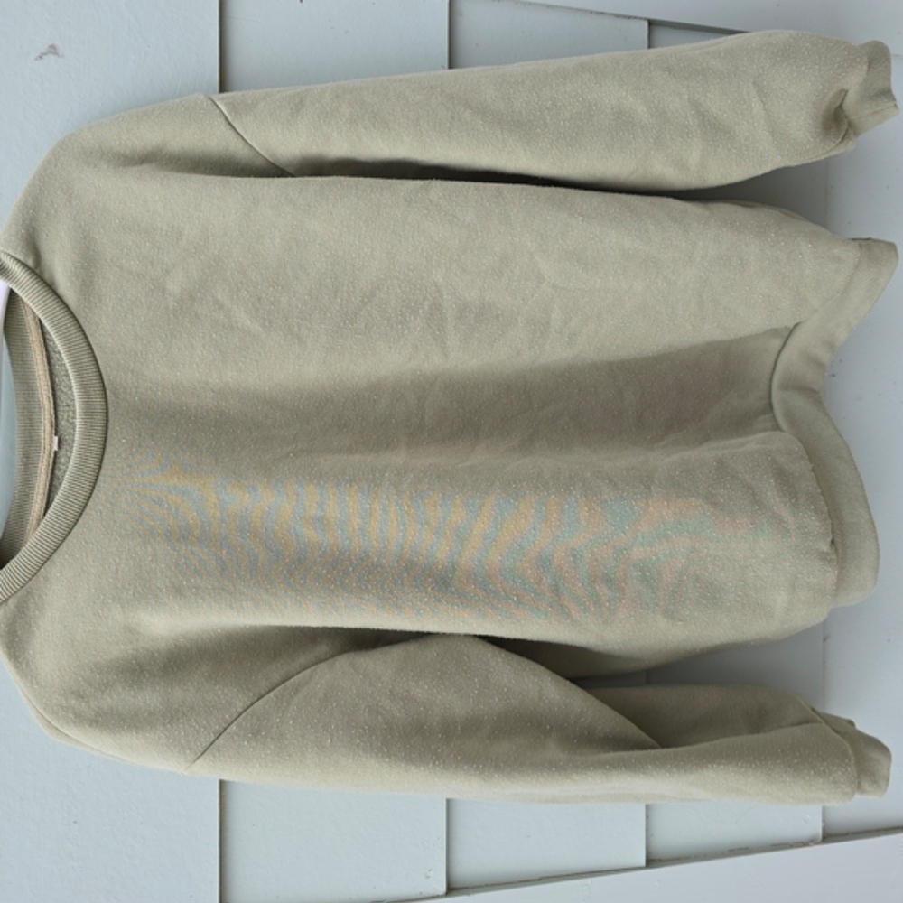 Forever 21 Olive Crew Neck Sweater